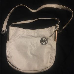 White Michael kors purse
